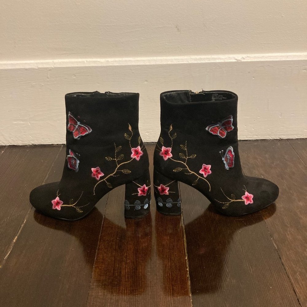 Trina Turk butterfly boots